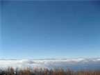 富士山五合目から雲海
